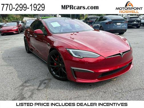 Ultra Red 2024 Tesla Model S Plaid