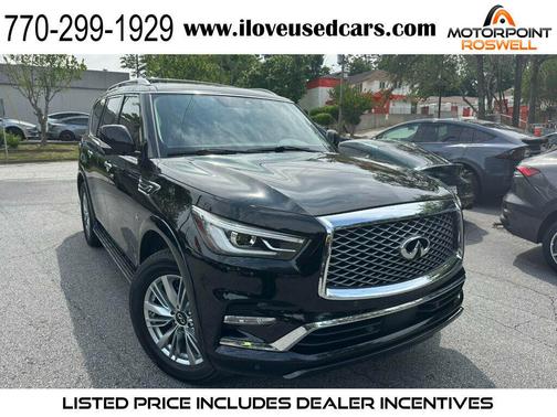 Black Obsidian 2020 INFINITI QX80 Luxe