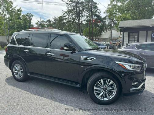 Black Obsidian 2020 INFINITI QX80 Luxe