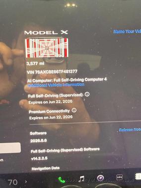 Diamond Black 2026 Tesla Model X Plaid