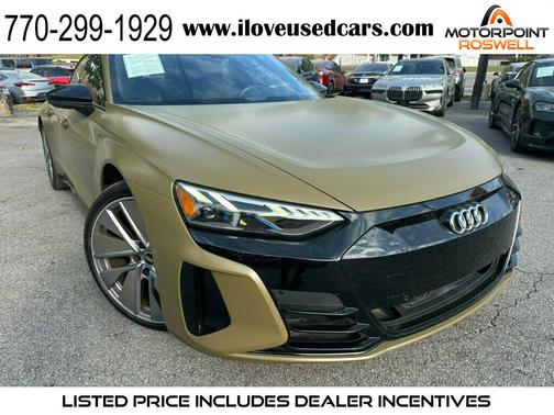 Tactical Green Metallic 2022 Audi e-tron GT Prestige