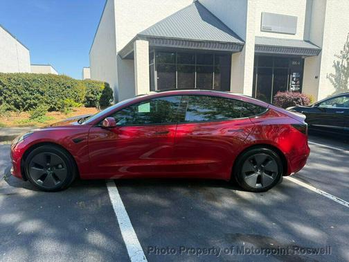 Red Multi-Coat 2022 Tesla Model 3 Long Range