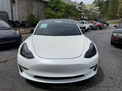 Pearl White Multi-Coat 2021 Tesla Model 3 Performance