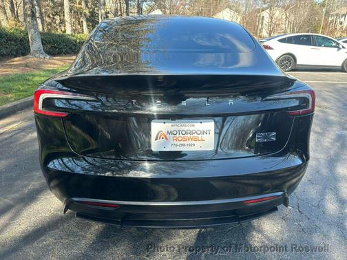 Solid Black 2024 Tesla Model 3 Performance