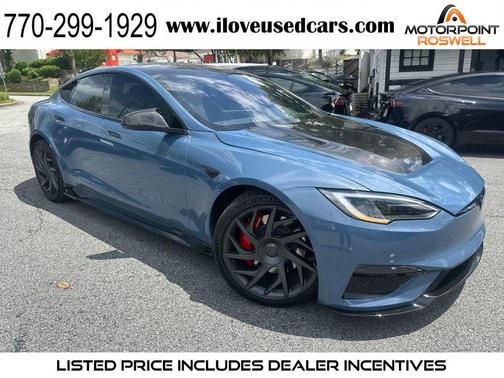 Frost Blue Metallic 2026 Tesla Model S Plaid