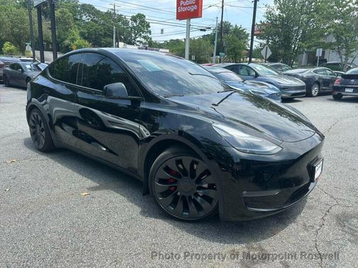 Solid Black 2023 Tesla Model Y Performance Dual Motor All-Wheel Drive