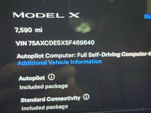 Lunar Silver 2025 Tesla Model X Long Range