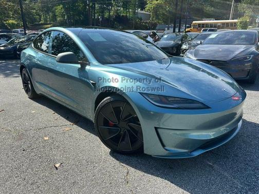 Deep Blue Metallic 2025 Tesla Model 3 Performance