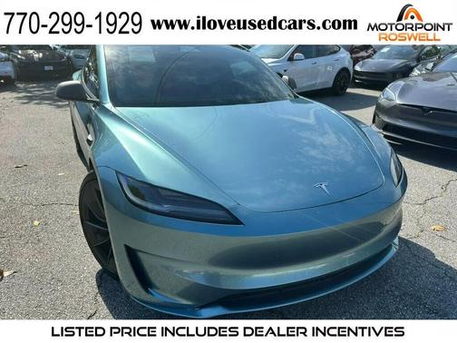 Deep Blue Metallic 2025 Tesla Model 3 Performance