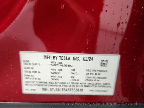 2024 Tesla Model S Long Range