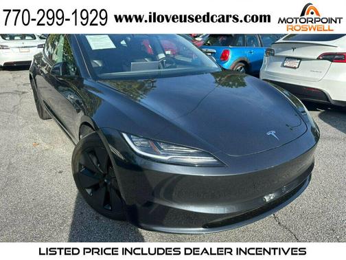 Diamond Black 2025 Tesla Model 3 Standard Range