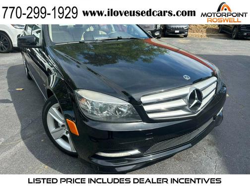 Black 2011 Mercedes-Benz C-Class C 300 4MATIC Luxury