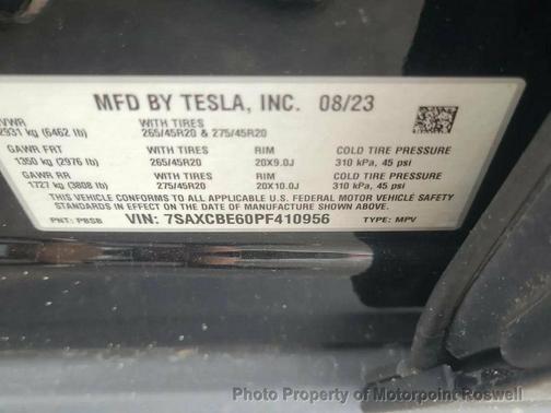 2023 Tesla Model X Plaid Tri Motor All-Wheel Drive