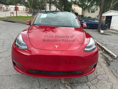 Red Multi-Coat 2023 Tesla Model Y Long Range Dual Motor All-Wheel Drive