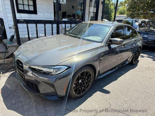 Grey 2021 BMW M3