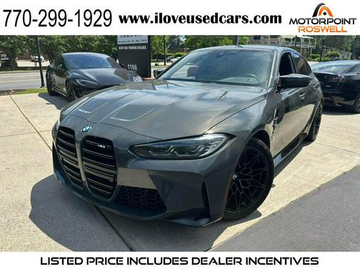 Grey 2021 BMW M3