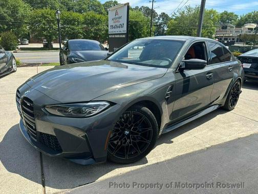Grey 2021 BMW M3
