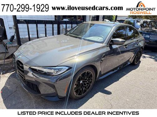 Grey 2021 BMW M3