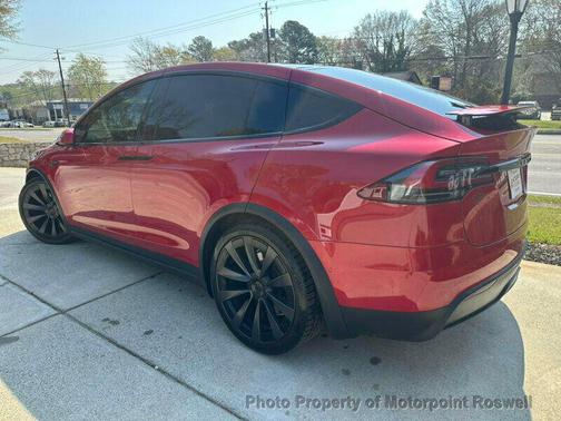 Red Multi-Coat 2022 Tesla Model X Plaid Tri Motor All-Wheel Drive