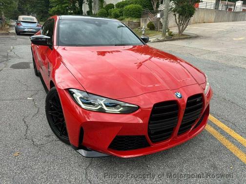 Toronto Red Metallic 2021 BMW M4 Competition