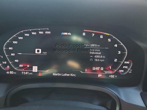 Toronto Red Metallic 2021 BMW M4 Competition