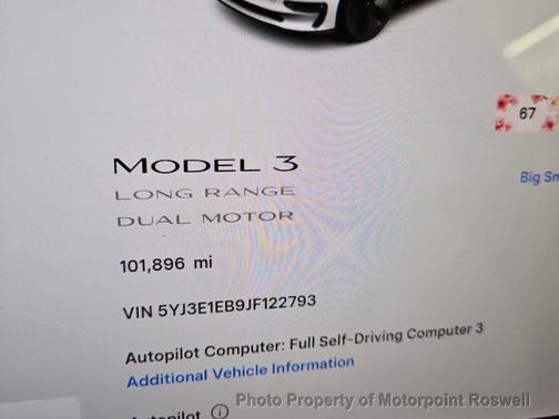 2018 Tesla Model 3 Long Range