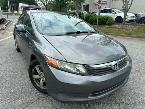 Grey 2012 Honda Civic 4dr Automatic CNG