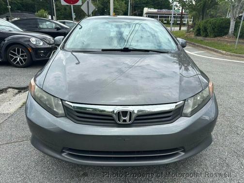 Grey 2012 Honda Civic 4dr Automatic CNG