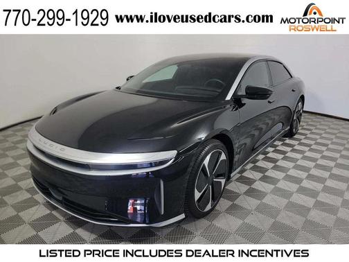 Infinite Black Metallic 2024 Lucid Air Touring