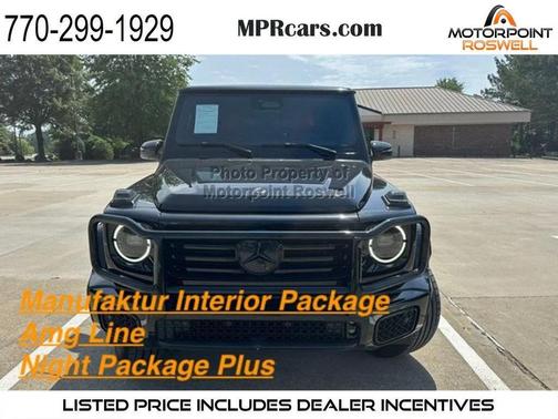 Black 2025 Mercedes-Benz G-Class 4MATIC