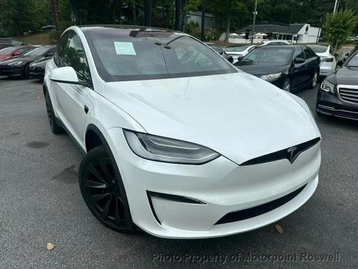Pearl White Multi-Coat 2023 Tesla Model X AWD