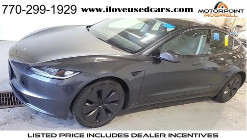 Stealth Grey 2024 Tesla Model 3 Standard Range