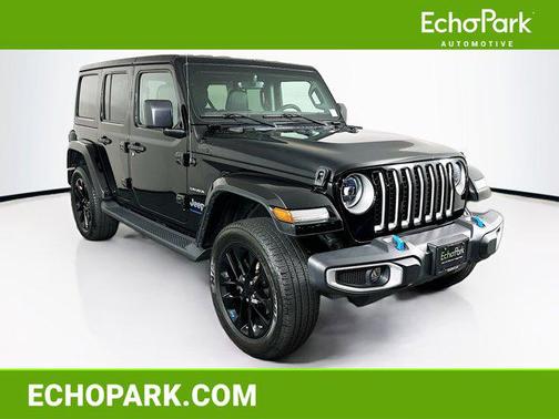 Black Clearcoat 2023 Jeep Wrangler 4xe Sahara