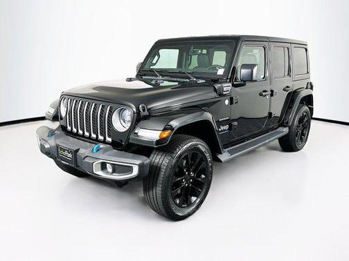 Black Clearcoat 2023 Jeep Wrangler 4xe Sahara