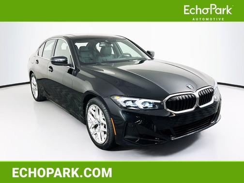 Jet Black 2025 BMW 330 330i