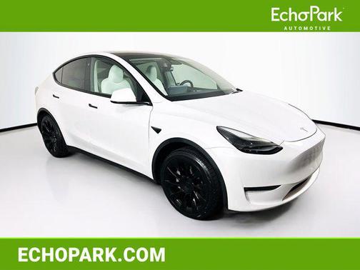 Pearl White Multi-Coat 2023 Tesla Model Y Long Range Dual Motor All-Wheel Drive