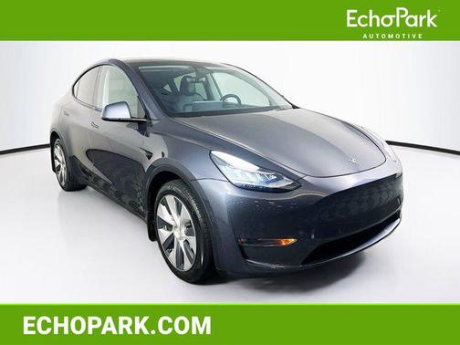 Gray 2021 Tesla Model Y Long Range Dual Motor All-Wheel Drive