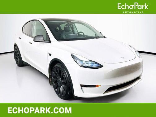Gray 2023 Tesla Model Y Performance Dual Motor All-Wheel Drive
