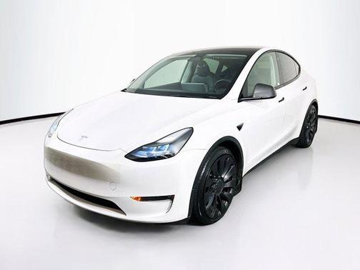 Gray 2023 Tesla Model Y Performance Dual Motor All-Wheel Drive