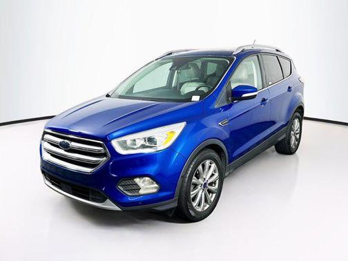 Lightning Blue Metallic 2017 Ford Escape Titanium