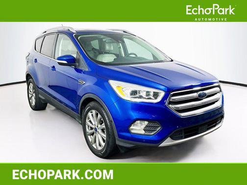 Lightning Blue Metallic 2017 Ford Escape Titanium