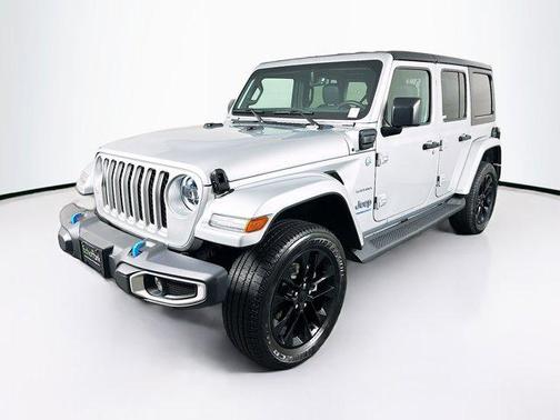 Silver Zynith Clearcoat 2023 Jeep Wrangler 4xe Sahara