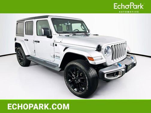 Silver Zynith Clearcoat 2023 Jeep Wrangler 4xe Sahara