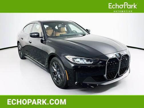 Black Sapphire Metallic 2024 BMW i4 Gran Coupe eDrive40