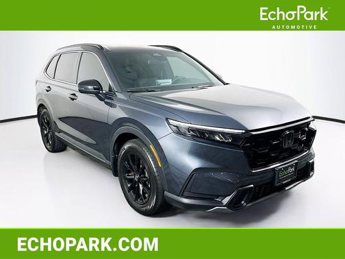 Gray 2024 Honda CR-V Hybrid Sport FWD