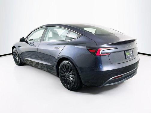 Stealth Grey 2025 Tesla Model 3 Long Range