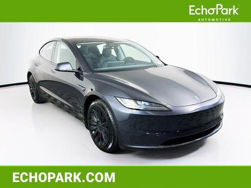 Stealth Grey 2025 Tesla Model 3 Long Range