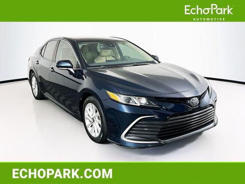Galactic Aqua Mica 2021 Toyota Camry LE