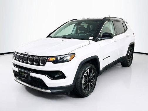 Bright White Clearcoat 2022 Jeep Compass Limited