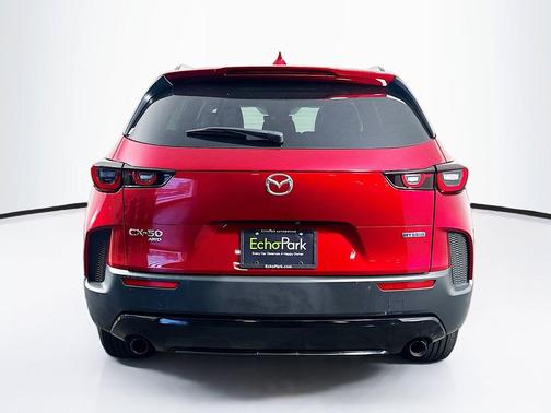 Soul Red Crystal Metallic 2025 Mazda CX-50 Hybrid Premium Package